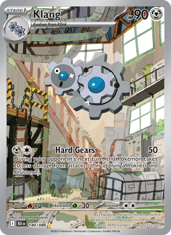 Klang 140/86 — Black Bolt (English Pokémon TCG card)