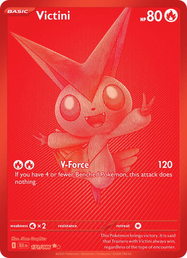 Victini 171/86 — Black Bolt (English Pokémon TCG card)