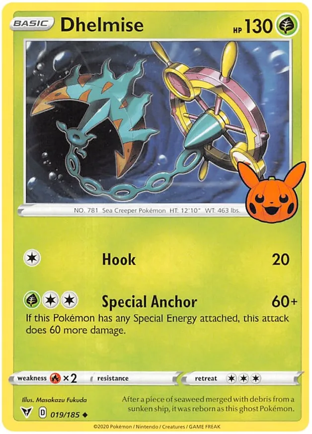 Dhelmise 019/30 — Trick or Trade 2023 (English Pokémon TCG card)