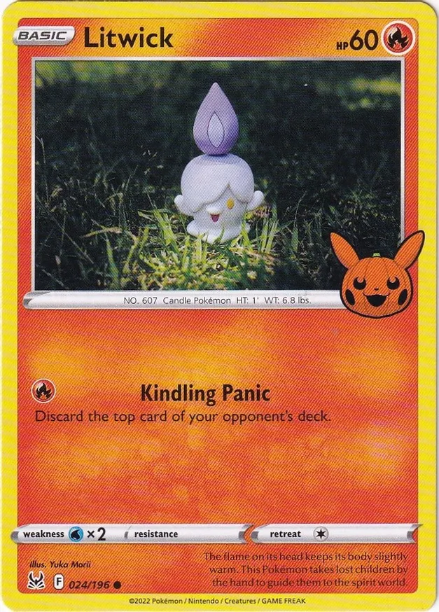 Litwick 024/30 — Trick or Trade 2023 (English Pokémon TCG card)