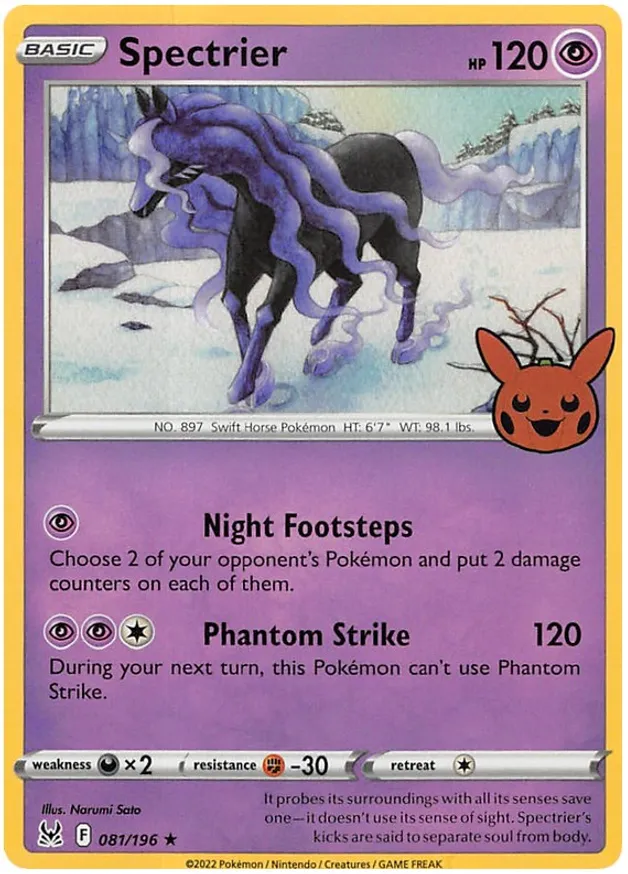 Spectrier 081/30 — Trick or Trade 2023 (English Pokémon TCG card)
