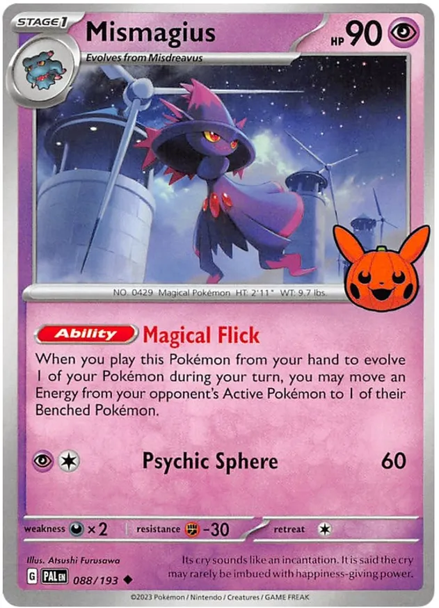 Mismagius 088/30 — Trick or Trade 2023 (English Pokémon TCG card)
