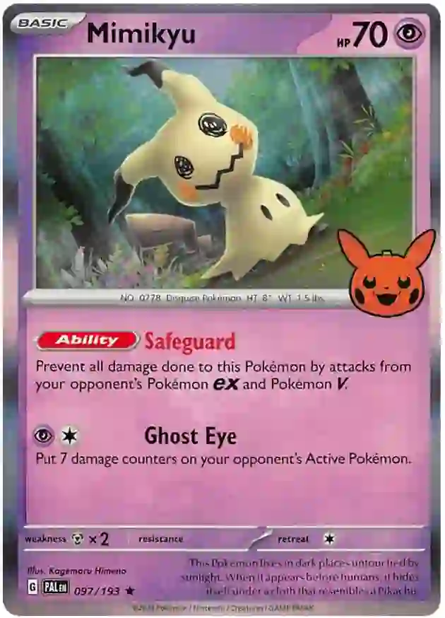 Mimikyu 097/30 — Trick or Trade 2023 (English Pokémon TCG card)
