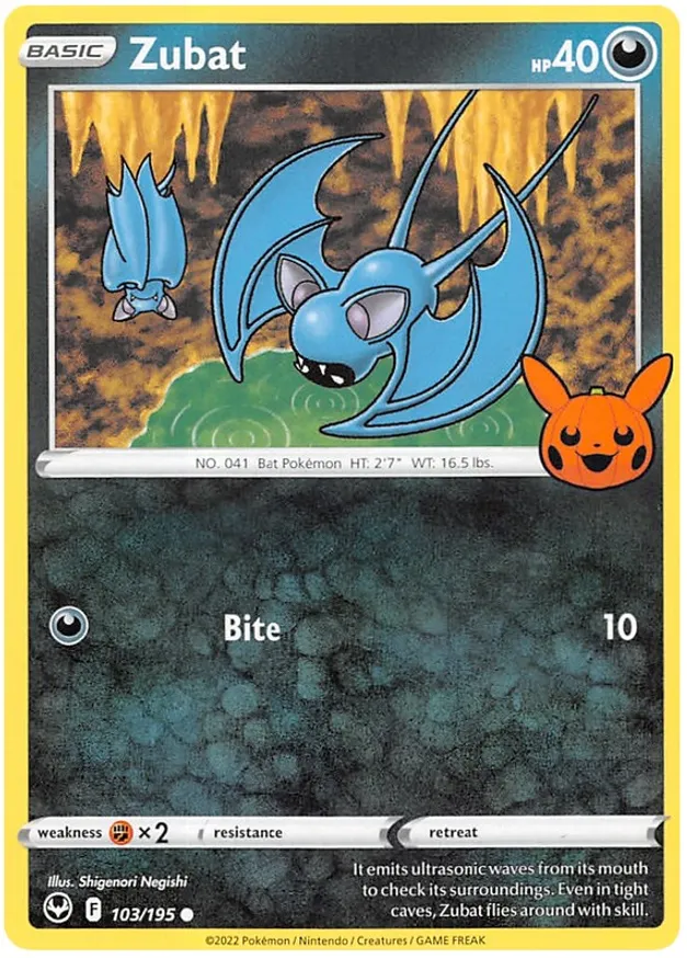 Zubat 010/30 — Trick or Trade 2023 (English Pokémon TCG card)