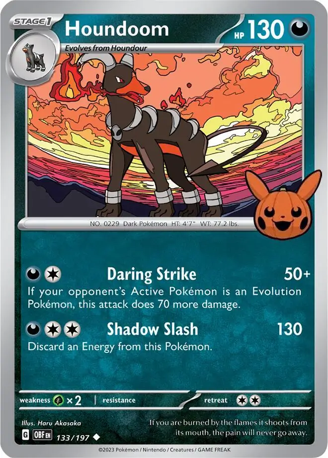 Houndoom 005/30 — Trick or Trade 2024 (English Pokémon TCG card)