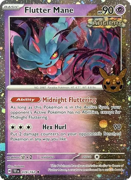 Flutter Mane 016/30 — Trick or Trade 2024 (English Pokémon TCG card)