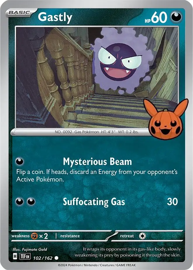 Gastly 017/30 — Trick or Trade 2024 (English Pokémon TCG card)