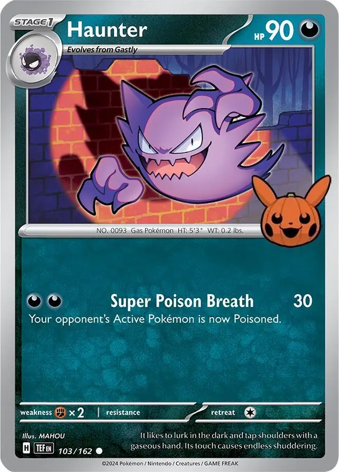 Haunter 018/30 — Trick or Trade 2024 (English Pokémon TCG card)