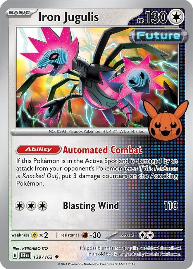 Iron Jugulis 019/30 — Trick or Trade 2024 (English Pokémon TCG card)