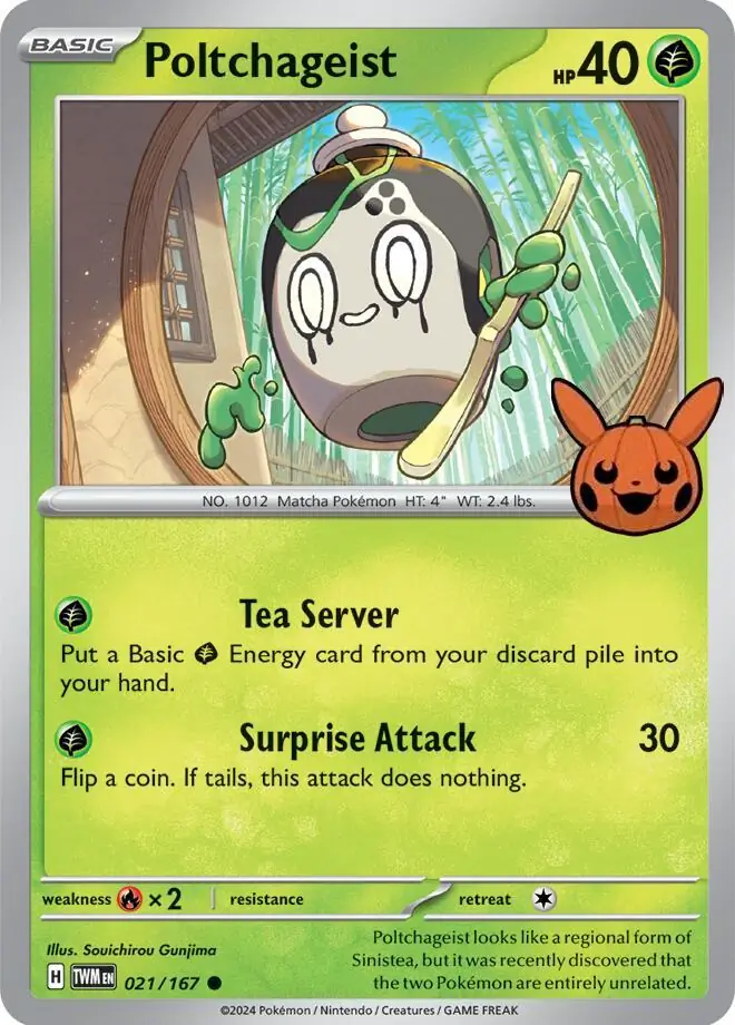 Poltchageist 022/30 — Trick or Trade 2024 (English Pokémon TCG card)