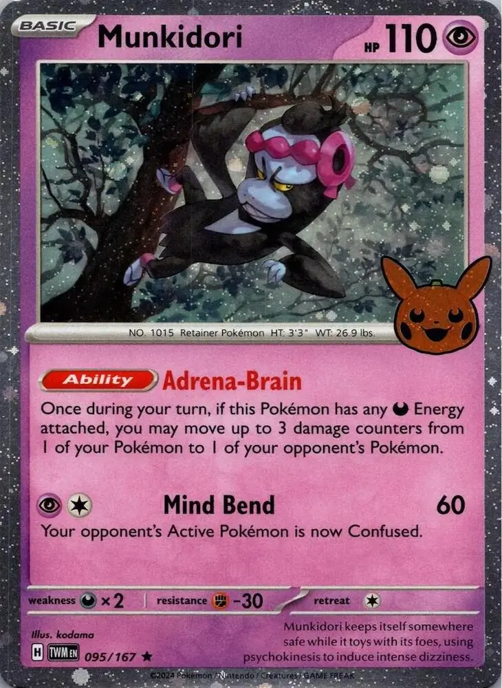 Munkidori 028/30 — Trick or Trade 2024 (English Pokémon TCG card)